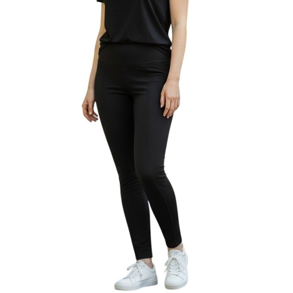 Zara Black Leggings Stretchy Form-Fitting Design